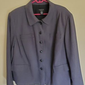 Gray tweed Career jacket, perfect for fall!